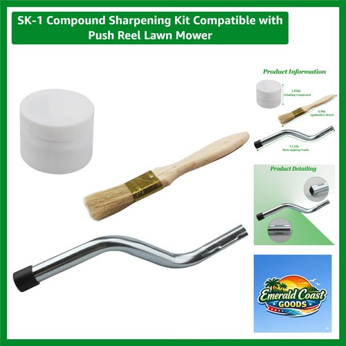 Compact lawn mower sharpening - mower,