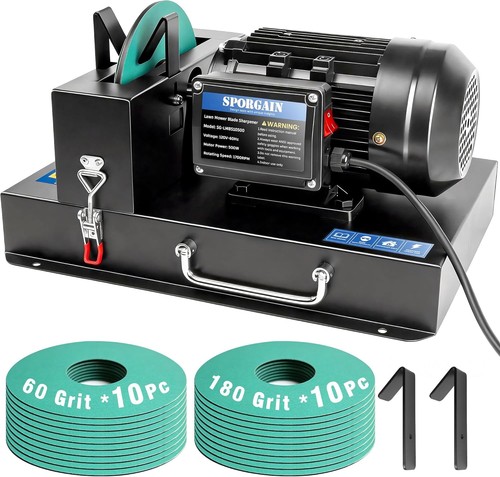 Lawn mower blade sharpener - lawn,